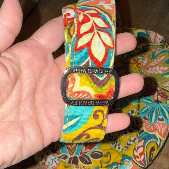 Vera Bradley Vintage Crossbody Saddle Up Purse and Wallet in Provincial Print - Picture 5 of 12